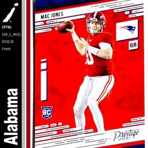Alabama Crimson Tide (Mac Jones) - CFTBL [10_1_MJ1]